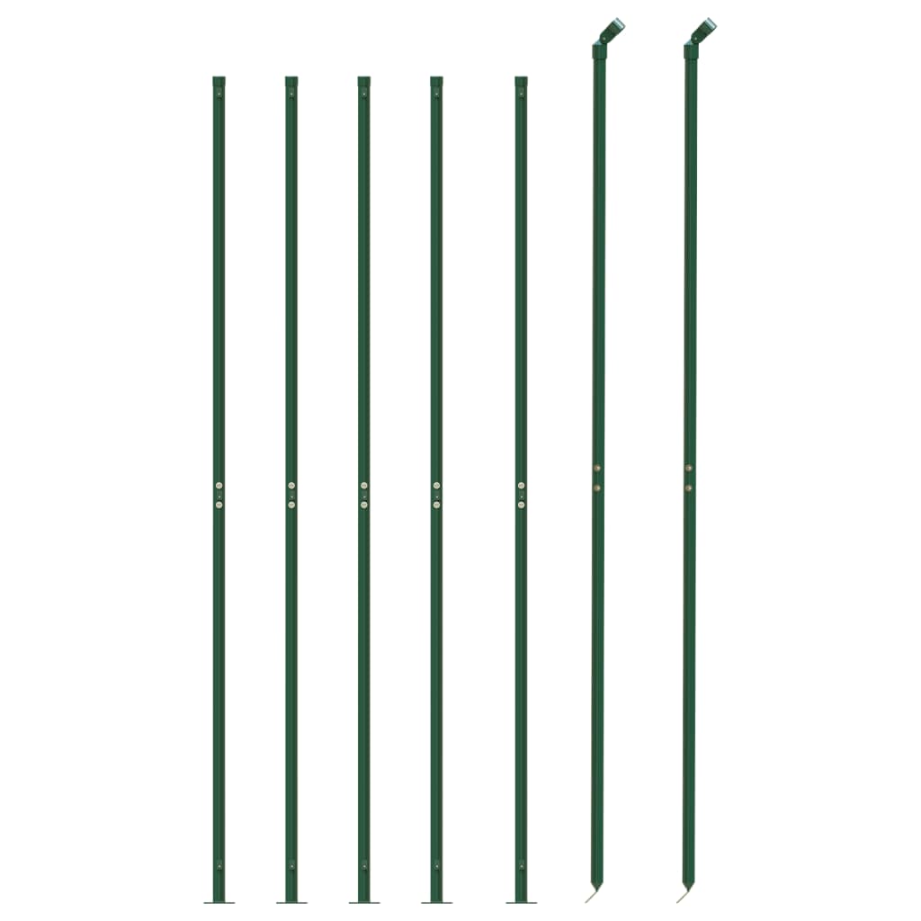 Vidaxl gaashek met flens 2,2x10 m groen