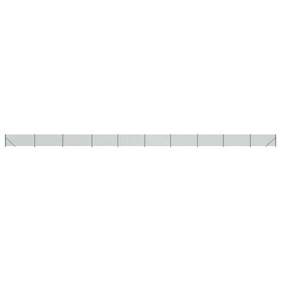 Vidaxl gaashek met flens 0,8x25 m groen