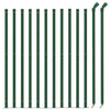 Vidaxl gaashek met flens 1x25 m groen