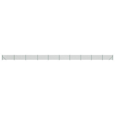 Vidaxl gaashek met flens 1,1x25 m groen