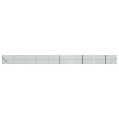 VidaXL Gaashek met flens 1,6x25 m groen