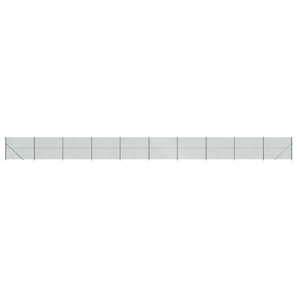 VidaXL Gaashek met flens 2,2x25 m groen