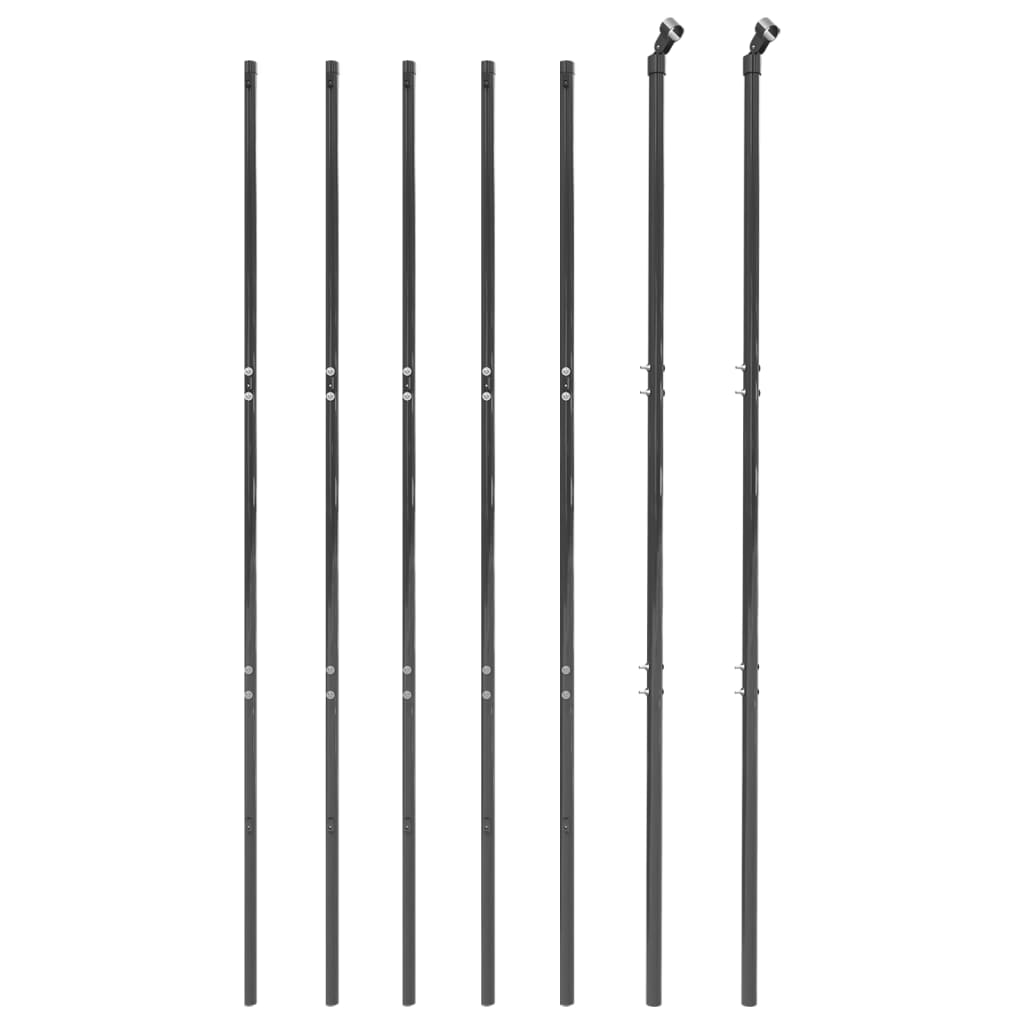 Vidaxl gaashek 2,2x10 m antracietkleurig