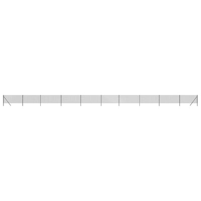 Vidaxl gaashek 1,1x25 m antracietkleurig