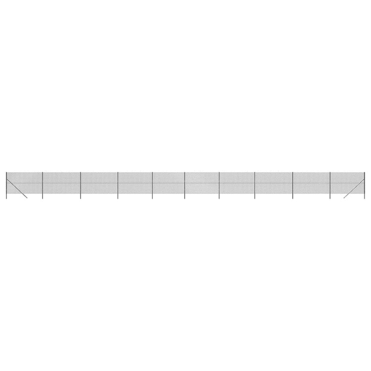 VidaXL Gaashek 1,8x25 m antracietkleurig