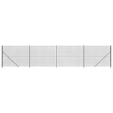 Vidaxl gaashek met flens 1,6x10 m antracietkleurig - afbeelding 2