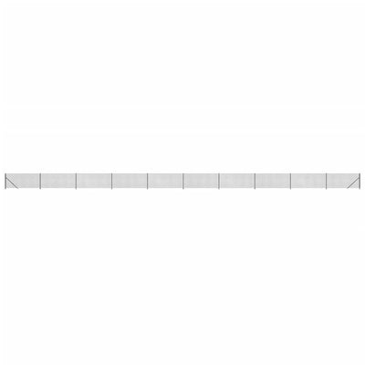 Vidaxl gaashek met flens 1x25 m antracietkleurig
