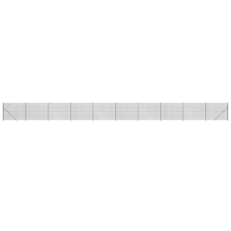 VidaXL Gaashek met flens 1,8x25 m antracietkleurig
