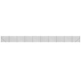 VidaXL Gaashek met flens 2x25 m antracietkleurig - afbeelding 2