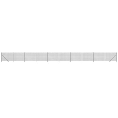 VidaXL Gaashek met flens 2x25 m antracietkleurig