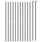 VidaXL Gaashek met flens 2x25 m antracietkleurig - afbeelding 3