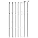 Vidaxl gaashek 1x10 m zilverkleurig - afbeelding 3