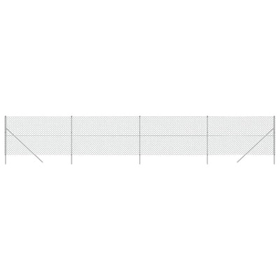 Vidaxl gaashek 1,4x10 m zilverkleurig