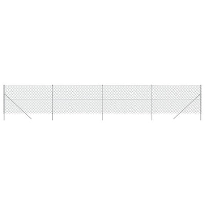 Vidaxl gaashek 1,6x10 m zilverkleurig