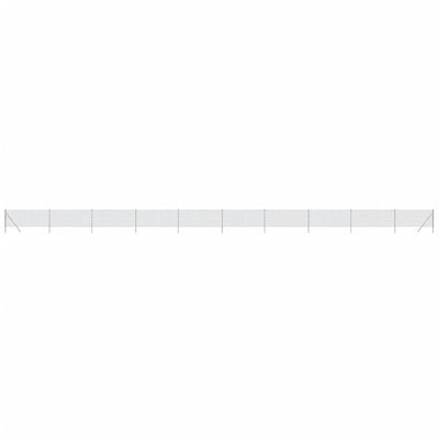 VidaXL Gaashek 1,1x25 m zilverkleurig