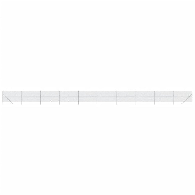 VidaXL Gaashek 1,6x25 m zilverkleurig