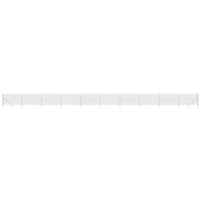VidaXL Gaashek 1,8x25 m zilverkleurig