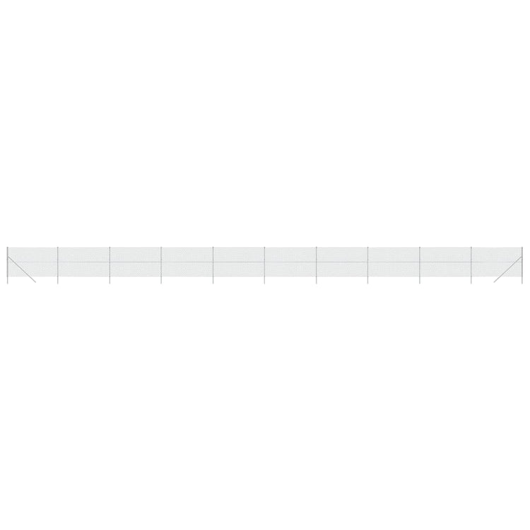 VidaXL Gaashek 2,2x25 m zilverkleurig