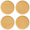 Vidaxl pizzaborden 4 st ø32x1,5 cm bamboe
