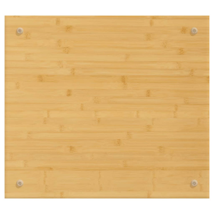 Vidaxl kookplaatafdekking 50x56x1,5 cm bamboe