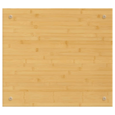 Vidaxl kookplaatafdekking 50x56x1,5 cm bamboe