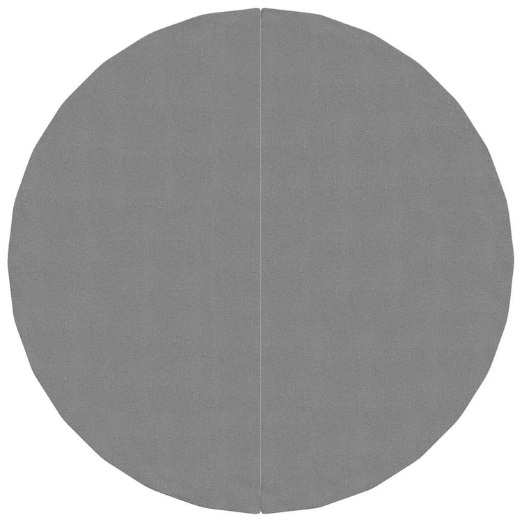 Vidaxl zwembadgrondzeil ø244 cm polyester geotextiel lichtgrijs