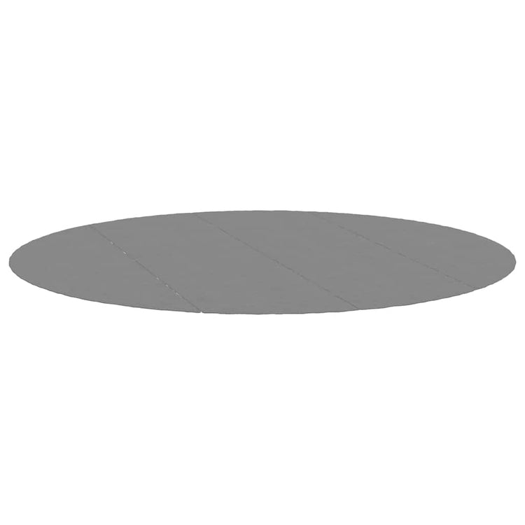 Vidaxl zwembadgrondzeil ø428 cm polyester geotextiel lichtgrijs