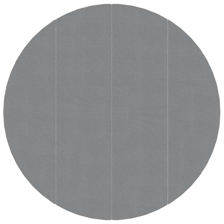 Vidaxl zwembadgrondzeil ø428 cm polyester geotextiel lichtgrijs