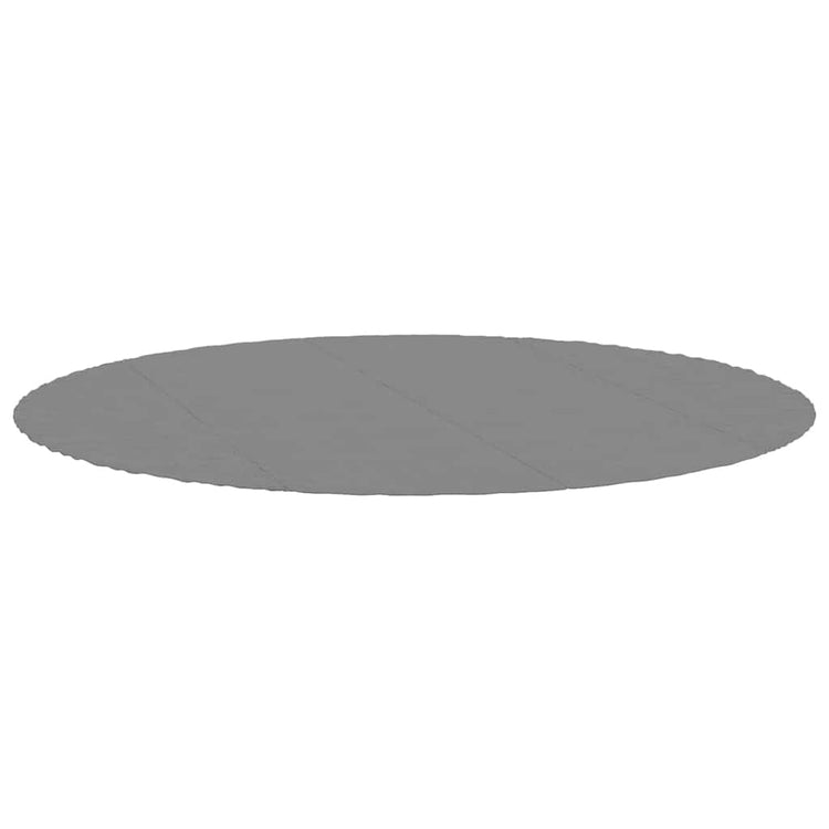 Vidaxl zwembadgrondzeil ø458 cm polyester geotextiel lichtgrijs
