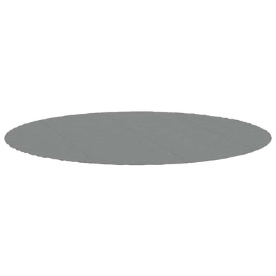 Vidaxl zwembadgrondzeil ø458 cm polyester geotextiel lichtgrijs