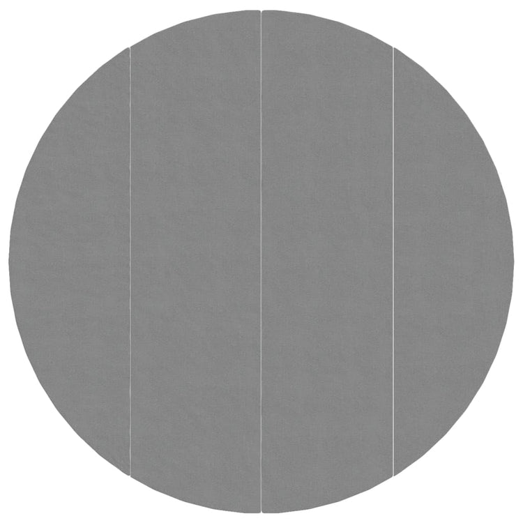 Vidaxl zwembadgrondzeil ø500 cm polyester geotextiel lichtgrijs