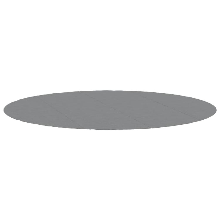 Vidaxl zwembadgrondzeil ø500 cm polyester geotextiel lichtgrijs