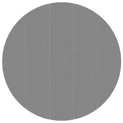 Vidaxl zwembadgrondzeil ø550 cm polyester geotextiel lichtgrijs