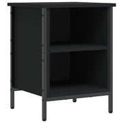 Vidaxl schoenenkast 38x35x50 cm bewerkt hout zwart - afbeelding 2