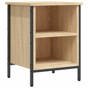 Vidaxl schoenenkast 38x35x50 cm bewerkt hout sonoma eikenkleurig - afbeelding 2