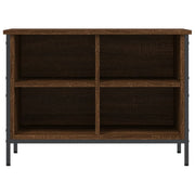 Vidaxl schoenenkast 69x35x50 cm bewerkt hout bruin eikenkleur - afbeelding 3