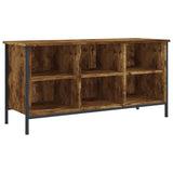 Vidaxl schoenenkast 100x35x50 cm bewerkt hout gerookt eikenkleurig - afbeelding 2