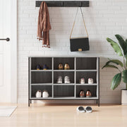 Vidaxl schoenenkast 100x35x70 cm bewerkt hout grijs sonoma eikenkleur - afbeelding 1