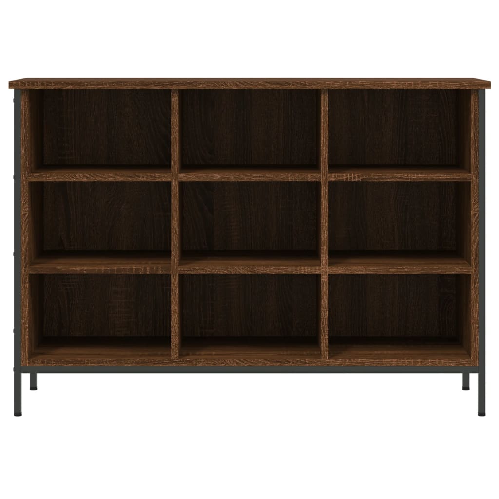 Vidaxl schoenenkast 100x35x70 cm bewerkt hout bruin eikenkleur