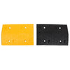 Vidaxl verkeersdrempels 3 st 97x32,5x4 cm rubber geel en zwart