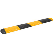 Vidaxl verkeersdrempel 226x32,5x4 cm rubber geel en zwart - afbeelding 1