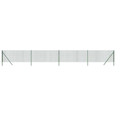 Vidaxl draadgaashek 1x10 m gegalvaniseerd staal groen