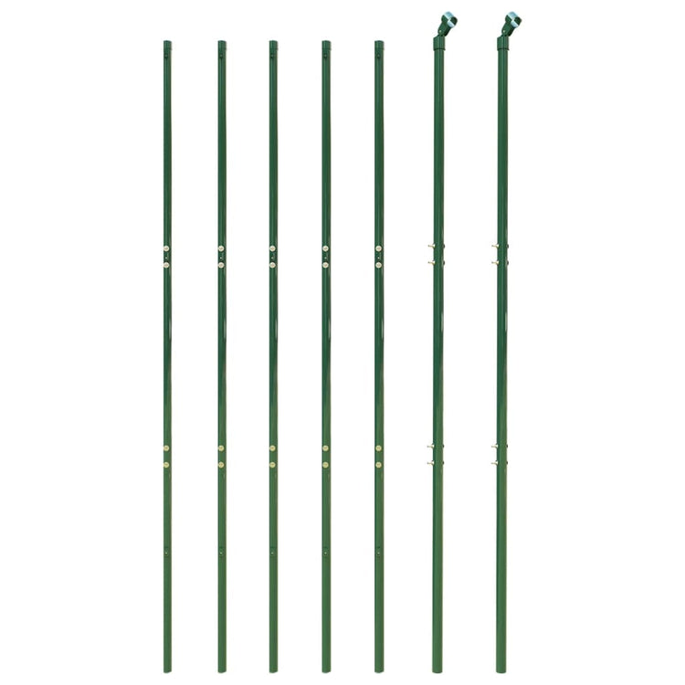 Vidaxl draadgaashek 1,8x10 m gegalvaniseerd staal groen