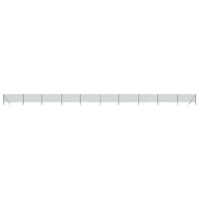 Vidaxl draadgaashek 0,8x25 m gegalvaniseerd staal groen