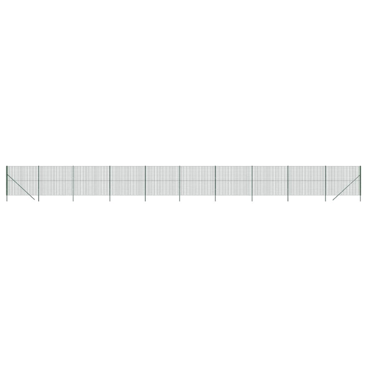 VidaXL Draadgaashek 2,2x25 m gegalvaniseerd staal groen