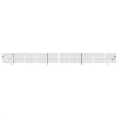 VidaXL Draadgaashek 1,4x25 m gegalvaniseerd staal groen