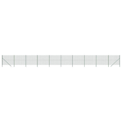 VidaXL Draadgaashek 2x25 m gegalvaniseerd staal groen
