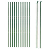 VidaXL Draadgaashek 2x25 m gegalvaniseerd staal groen
