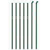 Vidaxl draadgaashek 1,1x10 m gegalvaniseerd staal groen