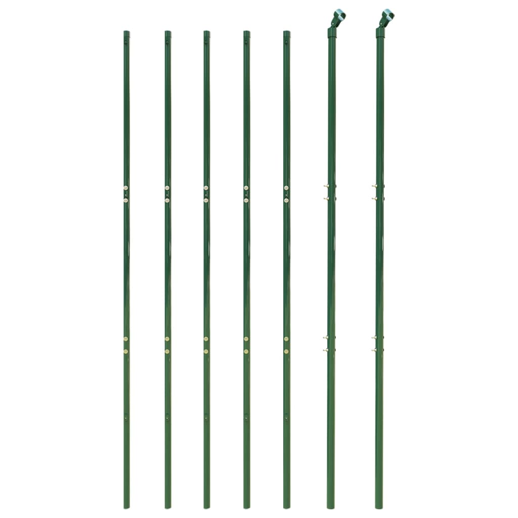 Vidaxl draadgaashek 1,6x10 m gegalvaniseerd staal groen
